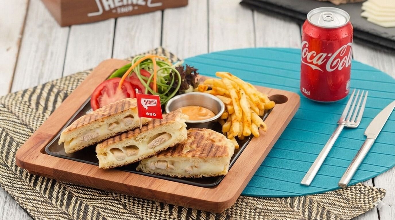 2'li Tavuklu Bazlama Tost Menü - Çorum Yemek Sipariş