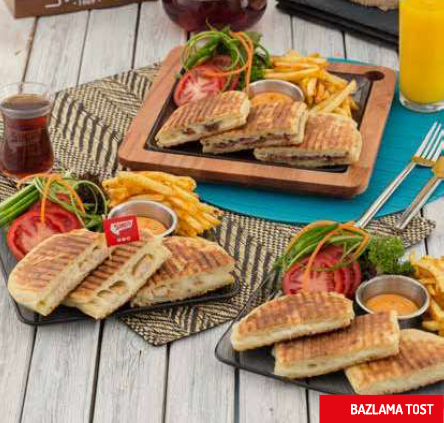 Kavurmalı Bazlama Tost - Çorum Yemek Sipariş